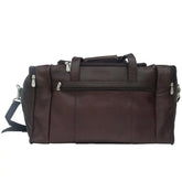 Piel Leather Travel Duffle with Side Pocket - Luggage Base